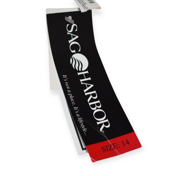 Sag Harbor Skirt 14 Womens Salmon Pink Deadstock Vintage Pencil Workwear - Picture 3 of 9